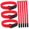Abaodam 50pcs Reusable Hook and Loop Straps for Cable Management Adjustable Fastening Ties for Organizing Cords and Sports Equipment Durable Nylon Material for Soccer Net and Boat Rope view 1