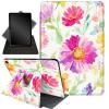 Case for All-New Fire 7 Tablet (12th Generation, 2022 Release),360 Degree Rotating Stand Smart Protective Cover Case for Fire 7 inch (2022 Release),Watercolor Chrysanthemum view 1