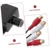 IMIKEYA Amplifier Bass Knob RCA Inputs Outputs Audio Adjuster Home Theater Compatible view 4