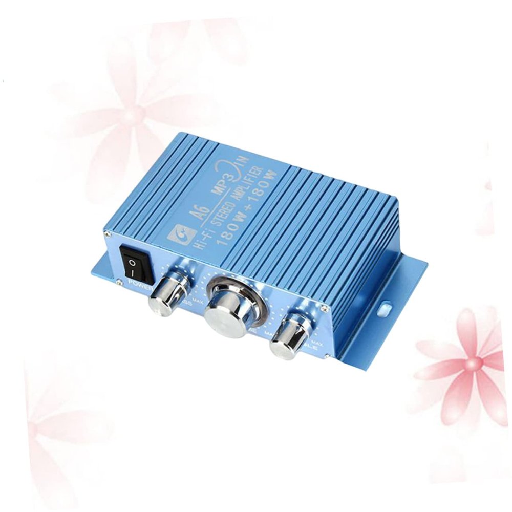 SWOOMEY 12V Car Power Amplifier Multifunctional Audio Player for Vehicle Motorcycle Compact Design for Home and