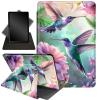 Case for 6.8" Kindle Paperwhite 11th Gen 2021,360 Degree Rotating Stand Smart Protective Cover Case for Kindle Paperwhite 2021 E-Reader,Cute Two Hummingbird view 1