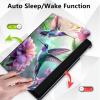 Case for 6.8" Kindle Paperwhite 11th Gen 2021,360 Degree Rotating Stand Smart Protective Cover Case for Kindle Paperwhite 2021 E-Reader,Cute Two Hummingbird view 4