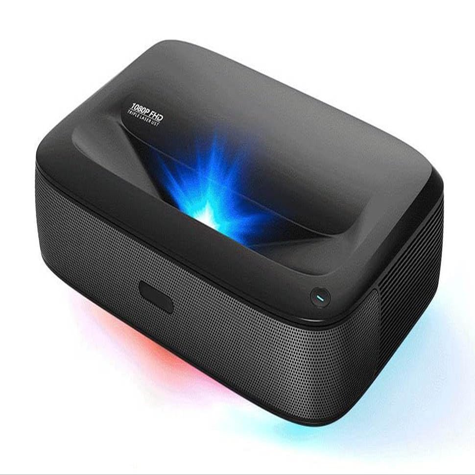 Paihao H2 Full Color TripIe Laser Projector | 1080 Native, MAX 8K | 1500 ANSI Lux | GTV OS | Auto Focus & 4D Keystone | Dual WiFi 6 | 0.19:1 Ultra Short Throw Home Video Projector