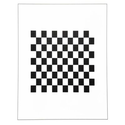 Diffuse Reflection Plastic Calibrator Checkerboard Pattern 9 * 12 (150 * 150mm)