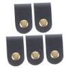 COHEALI 5pcs Dual-Sided Leather Cable Organizer Straps Reusable Cord Keepers for Headphones Portable Fastening Cable Ties Practical Cord Management for Home and Office view 1