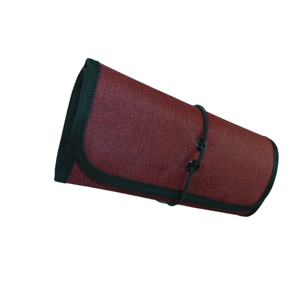 DIYEAH Usb Cable Storage Bag Large Capacity Foldable Pouch for Digital Accessories Carrying Case for Earphones Chargers for Travel and Daily Use Red