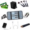 DIYEAH Usb Cable Storage Bag Large Capacity Foldable Pouch for Digital Accessories Carrying Case for Earphones Chargers for Travel and Daily Use Red view 2