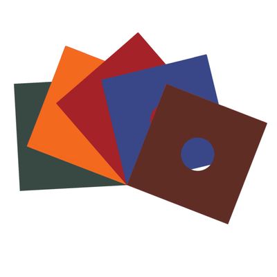 Luxshiny 5pcs Vinyl Record Sleeves Protective Covers for Records Outer Vinyl Jackets with Strong Prevent Scratches and Liquid Damage Convenient Opening for Easy Use