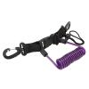 Gavigain Diving Camera Lanyard Coiled Stainless Steel Wire Spring Quick Release Buckle for Underwater Photography (Violet) view 4