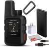Garmin inReach Mini 2 Compact Satellite Communicator, Lightweight Rugged Design, Portable Handheld GPS for Hiking, Text Messaging Device Bundle with Accessories (Black) view 1