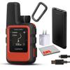 Garmin inReach Mini 2 Compact Satellite Communicator, Lightweight Rugged Design, Portable GPS Handheld for Hiking, Two-Way Text Messaging Device Bundle with Accessories (Flame Red) view 1