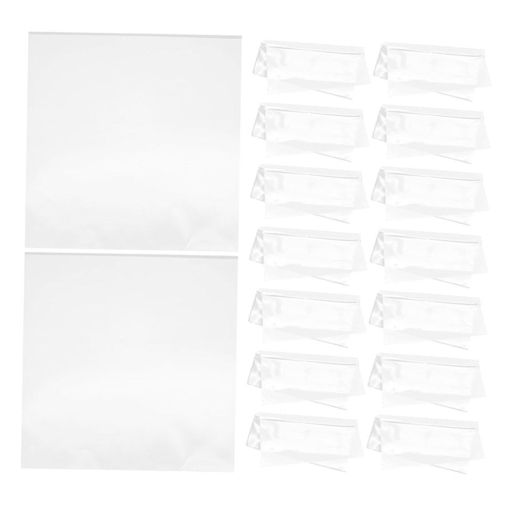 Happyyami 25pcs Vinyl Record Protective Bag Outer Sleeves Adhesive Protect Preserve Your Vinyl Collection