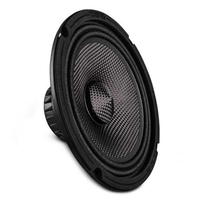 DS18 PRO-CF6.2SLN 6.5 Slim Motorcycle & Motorsports Loudspeaker with Water Resistant Carbon Fiber Cone | 2-Ohm 150W RMS - Shallow Speaker for Motorcycles