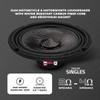 DS18 PRO-CF6.2SLN 6.5 Slim Motorcycle & Motorsports Loudspeaker with Water Resistant Carbon Fiber Cone | 2-Ohm 150W RMS - Shallow Speaker for Motorcycles view 2