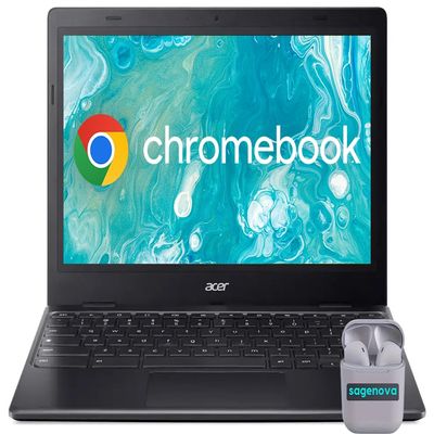 acer Chromebook 311 Laptop, 11.6" Business & Student Laptop Computer, Chrome OS Laptop 4GB RAM 64GB eMMC, Intel Celeron N4500 Processor, SageNova Earphones, Star Black