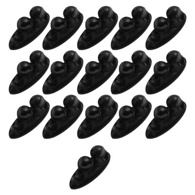 SWOOMEY 16pcs Multipurpose Cable Organizer Clips Car and Home Cable Storage Holders for Headphones and Data Wires Adjustable and Sturdy Wire Management Solution
