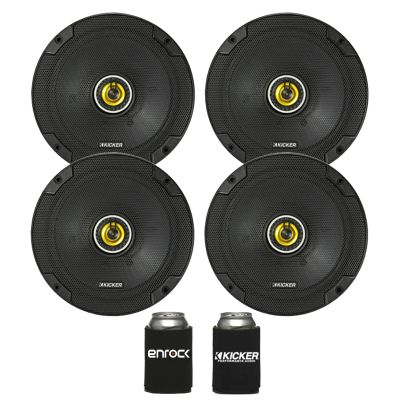 2 Pair (Qty 4) of Kicker 46CSC674 6.75" 300 Watt Peak 2-Way Car Audio Speakers