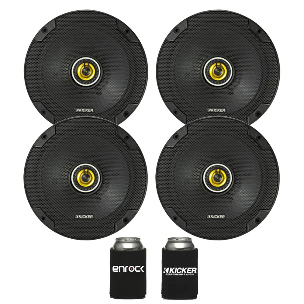 2 Pair (Qty 4) of Kicker 46CSC674 6.75" 300 Watt Peak 2-Way Car Audio Speakers