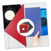 GLEAVI 5pcs Vinyl Record Sleeves Protective Covers for Albums Easy Open Design Multi Vinyl Record Outer Covers for Collection Care view 3