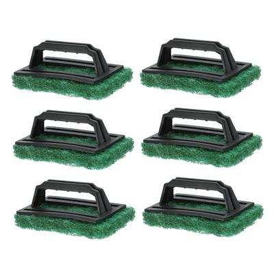 Holibanna 6pcs Professional Screen Printing Cleaner Brush Ink Brush Scrub Pad Fast Cleaning Precision Handle Versatile for Screen Printing Supplies