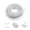 NUOBESTY RJ11 Telephone Extension Cord 20m 6P4C Landline Wire for Modem and Fax Machines Sturdy Phone Cable for Modem and Fax view 3