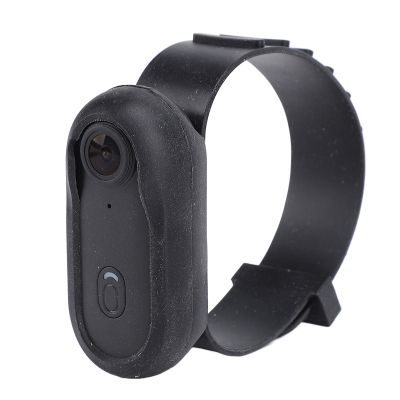 First Person View Pet Collar Camera 4K HD Wide Angle Magnetic Recording Wearable Small Action Camera with Back for Outdoor Sports (Black)