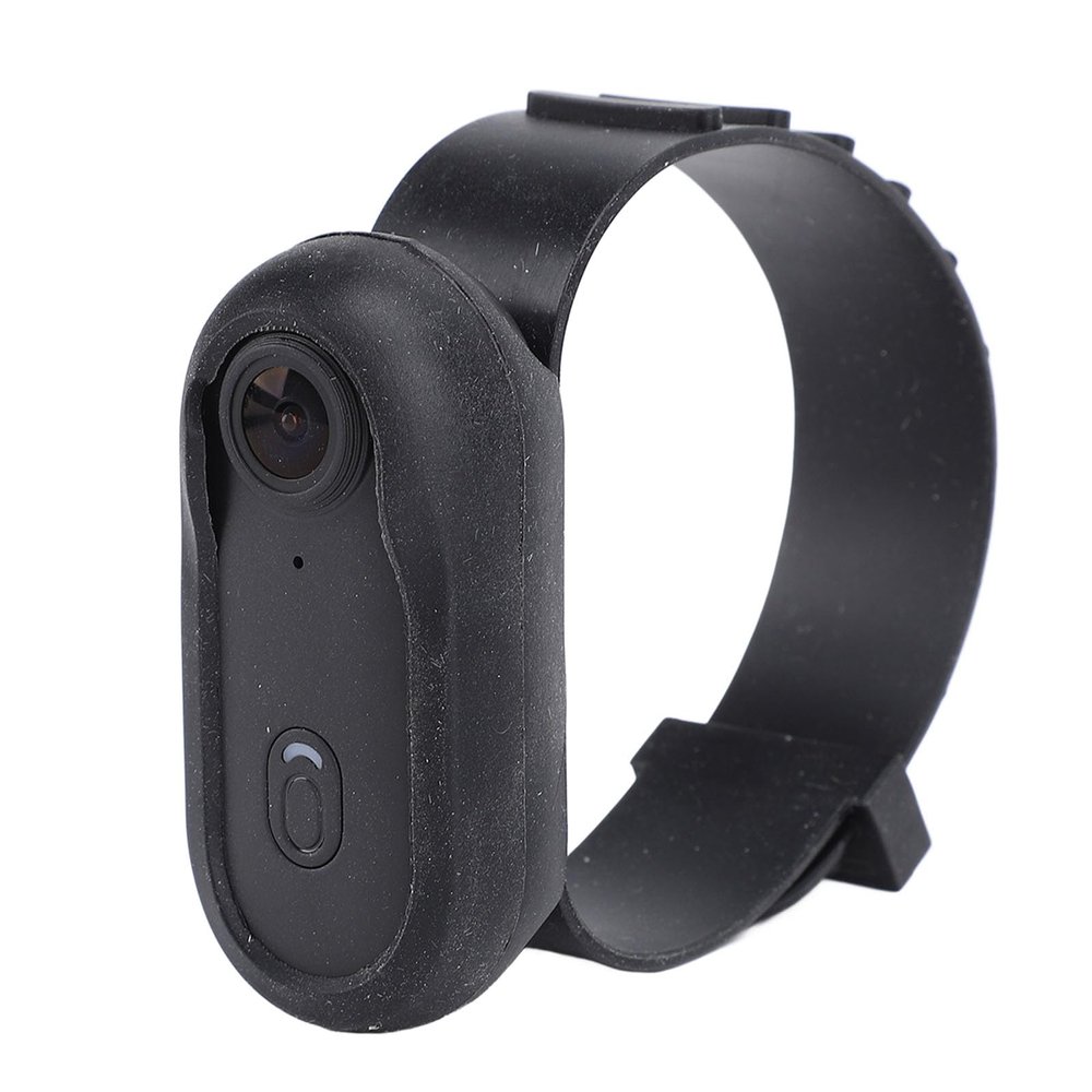 First Person View Pet Collar Camera 4K HD Wide Angle Magnetic Recording Wearable Small Action Camera with Back for Outdoor Sports (Black)