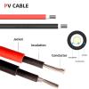 100/50Meters 6mm2/10AWG Solar Panel Extension Cable Black Red Tinned Copper Double Sheathed Wire for Solar Photovoltaic System(100Meters Red) view 3