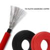 100/50meters 2.5 mm2 14 AWG TUV Solar Panel Extension Cable Tinned Copper Double Sheathed Wire for Solar Photovoltaic System(50M Red and Black) view 4