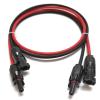 1-20 Meters Black/Red Power Solar Extension Cable 1.5/2.5/4/6mm2/16/14/12/10AWG with PV DC Connector Used in Solar Panel System(30m Black 30m red,10 AWG - 6mm2) view 1