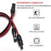 1-20 Meters Black/Red Power Solar Extension Cable 1.5/2.5/4/6mm2/16/14/12/10AWG with PV DC Connector Used in Solar Panel System(30m Black 30m red,10 AWG - 6mm2) view 4