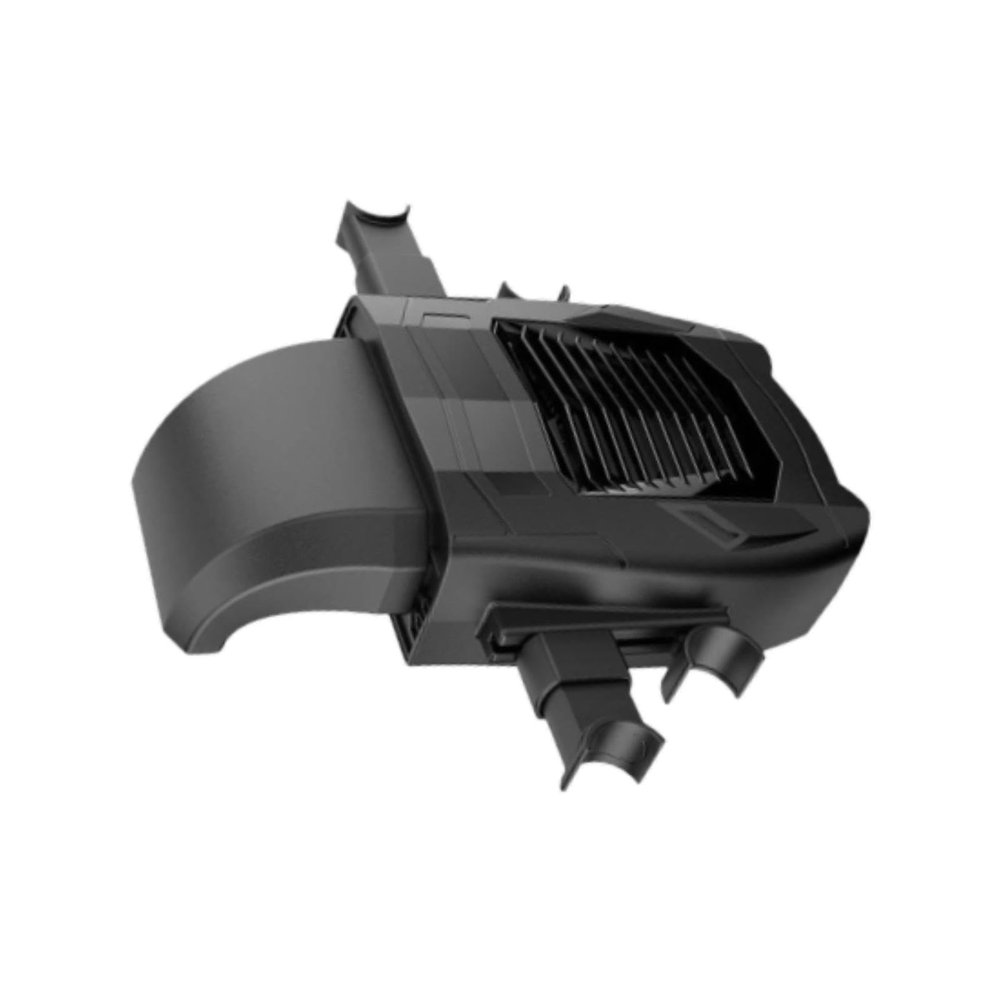 Car Back Seat Cooling Fan USB Portable 19x11x5cm Easily Install for Vehicles Accessories Adjustable 3 Speed 12V 24V, Black
