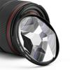 EWAIDI Prism Glass Prism CPL UV Lens Filter, Suitable for SLR Camera Filter Photography(NO Adapter,58mm 9P Half T-Half) view 1