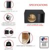 10" Single Competition Ported Sub Box Speaker Enclosure Vented 10" Car Audio Subwoofer Box view 3