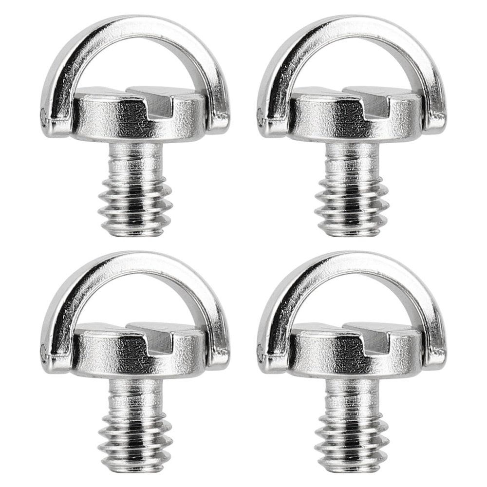 Tofficu 4pcs Camera Screw Standard Mounting Screws for Tripods and Monopods with Easy Installation Design for Quick Release Plates