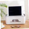 Tofficu Cable Management Box for Home Office Large Power Line Organizer Lid Easy Assembly Black Suitable for Charging Cables and Power Strips view 2