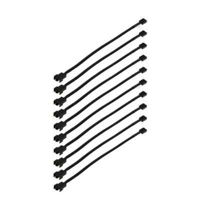 FWSYIVV KUNSR 5pcs/lot 4 Pin PWM Connector Case Fan Extension Power Cable for Compure CPU for PC Case Fan 10.3inch Connecting Line(10Pcs)
