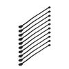 FWSYIVV KUNSR 5pcs/lot 4 Pin PWM Connector Case Fan Extension Power Cable for Compure CPU for PC Case Fan 10.3inch Connecting Line(10Pcs) view 1