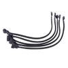 FWSYIVV KUNSR 5pcs/lot 4 Pin PWM Connector Case Fan Extension Power Cable for Compure CPU for PC Case Fan 10.3inch Connecting Line(10Pcs) view 3
