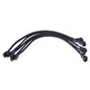 FWSYIVV KUNSR 5pcs/lot 4 Pin PWM Connector Case Fan Extension Power Cable for Compure CPU for PC Case Fan 10.3inch Connecting Line(10Pcs) view 4