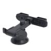 Dashboard Handheld Radio Mic Mount Widely Compatible Suction Cup Windshield 2 Way Radio Bracket for for for for for for for Handheld CB Radios Black ABS view 1