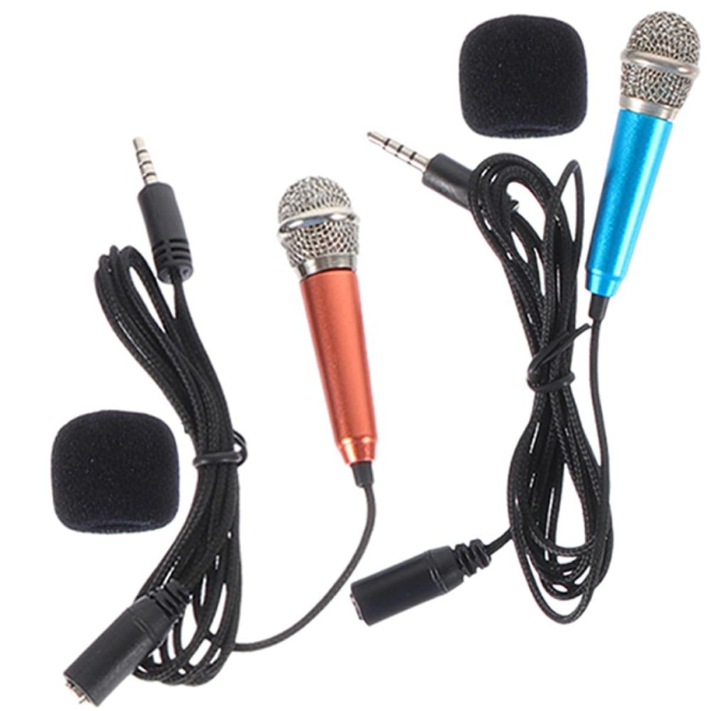 Abaodam 2pcs Small Microphone for Portable Voice Recording for Boys and Girls Adults