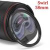 EWAIDI Camera Filter Kaleidoscope Special Effects Photography Accessories SLR Lens Prism(Add 77mm Adapter,58mm Swirl) view 2