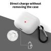 Blessed Brother Bluetooth Earbuds Case Cover for pods 3 with Keychain Headphone Cover Unisex Shockproof Protective view 3