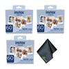 Fujifilm Instax Mini Value Pack Instant Film (180 Exposures) Bundle with Microfiber Cleaning Cloth view 1