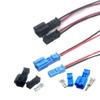 HUABAO Car 2 Pin 9-968554-1 Audio Modified Tweeter Wire Connector Automotive Atmosphere Light Plug 9-968699-1 1-1718333-1(Orange,10 Sets) view 2