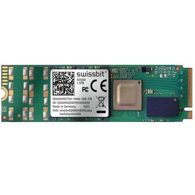 SN3002MD1T92I-2MA4-2GA-STD, Solid State Drives - SSD Industrial M.2 PCIe SSD, N3002, 1920 GB, 3D TLC Flash, 40C to +85C