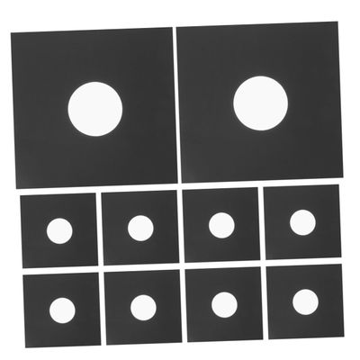 Abaodam 12pcs Blank Vinyl Jackets for Record Player Accessories Protective Sleeves for Album Storage Kraft Paper Covers for Vinyl Records Scratch Prevention and Design