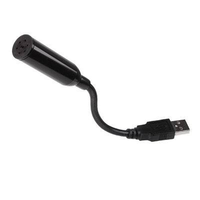 POPETPOP Mini USB Microphone for Pc External Laptop Desktop Computer Tiny Mic High Sensitivity Noise-canceling Flexible Neck
