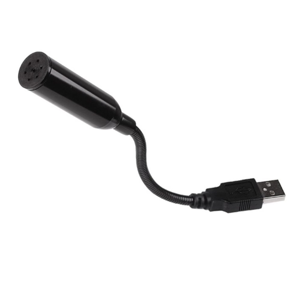 POPETPOP Mini USB Microphone for Pc External Laptop Desktop Computer Tiny Mic High Sensitivity Noise-canceling Flexible Neck